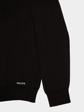 Prada Black Silk Crew-Neck Sweater