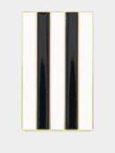 Ami Paris Gold Ami De Coeur Striped Box