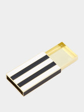 Ami Paris Gold Ami De Coeur Striped Box