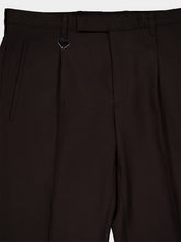 Prada Ebony Slim Wool Trousers