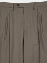 Prada Forest Green Wide-Leg Wool Pants