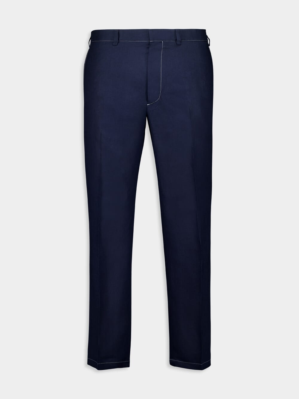 Navy Blue Linen Pants