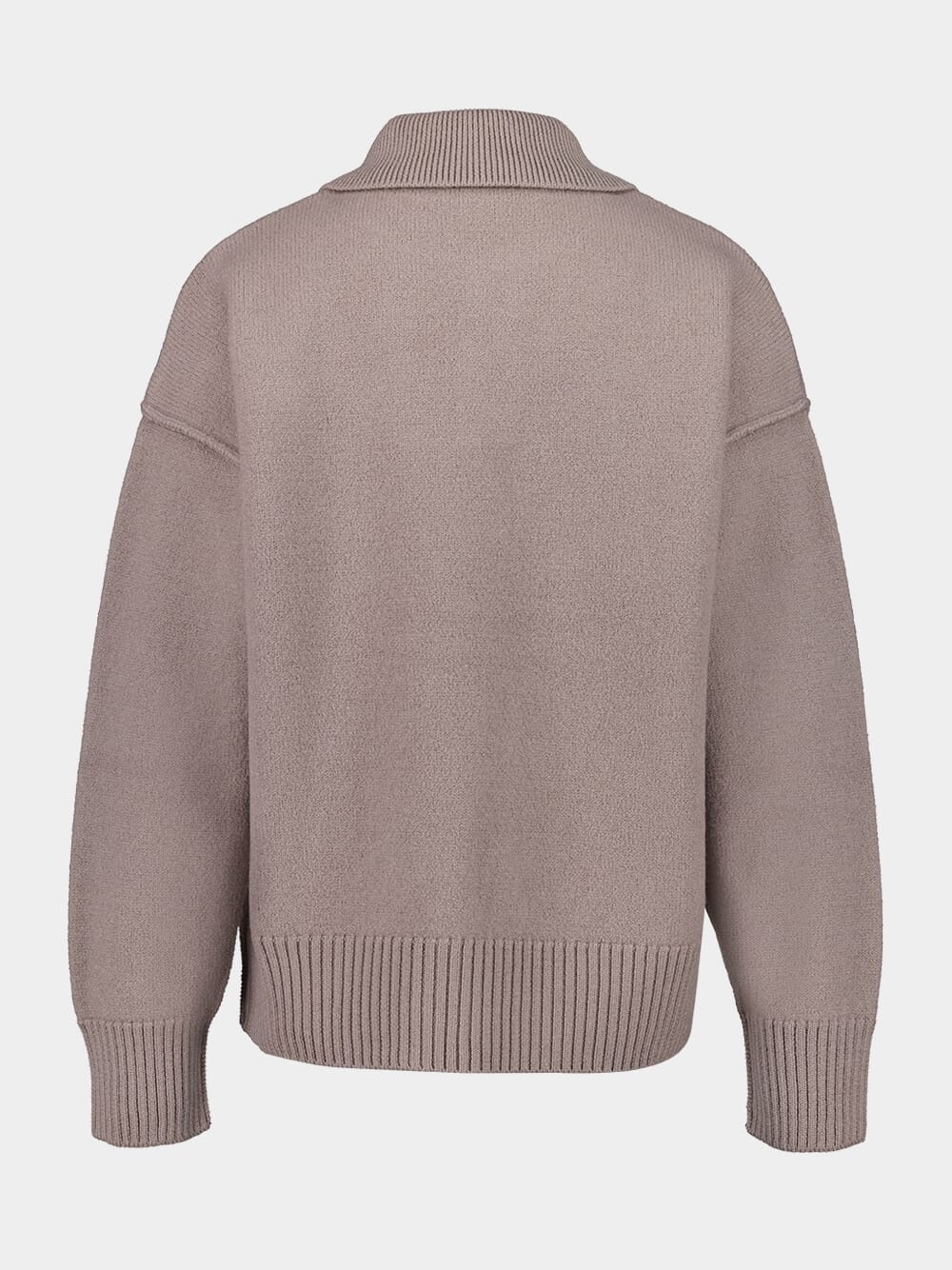 Taupe Wool Polo