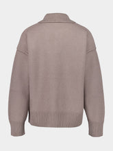 Ami Paris Taupe Wool Polo