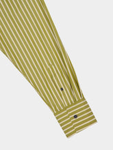 Ami Paris Khaki Cotton Cropped Oversized Shirt