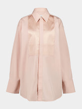 Ami Paris Powder Pink Oversized Bib Shirt