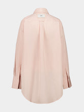 Ami Paris Powder Pink Oversized Bib Shirt