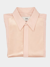 Ami Paris Powder Pink Oversized Bib Shirt