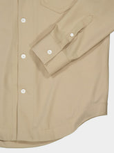 Ami Paris Taupe Ami de Coeur Wool Shirt