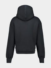 Ami Paris Anthracite Grey Embossed Hooded Sweatshirt