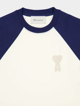 Ami Paris White Cream and Ink Ami De Coeur Sweatshirt