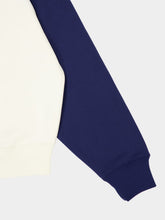 Ami Paris White Cream and Ink Ami De Coeur Sweatshirt