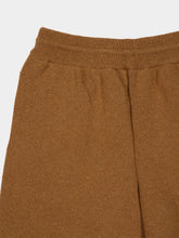 Ami Paris Camel Wool Knitted Track Pants