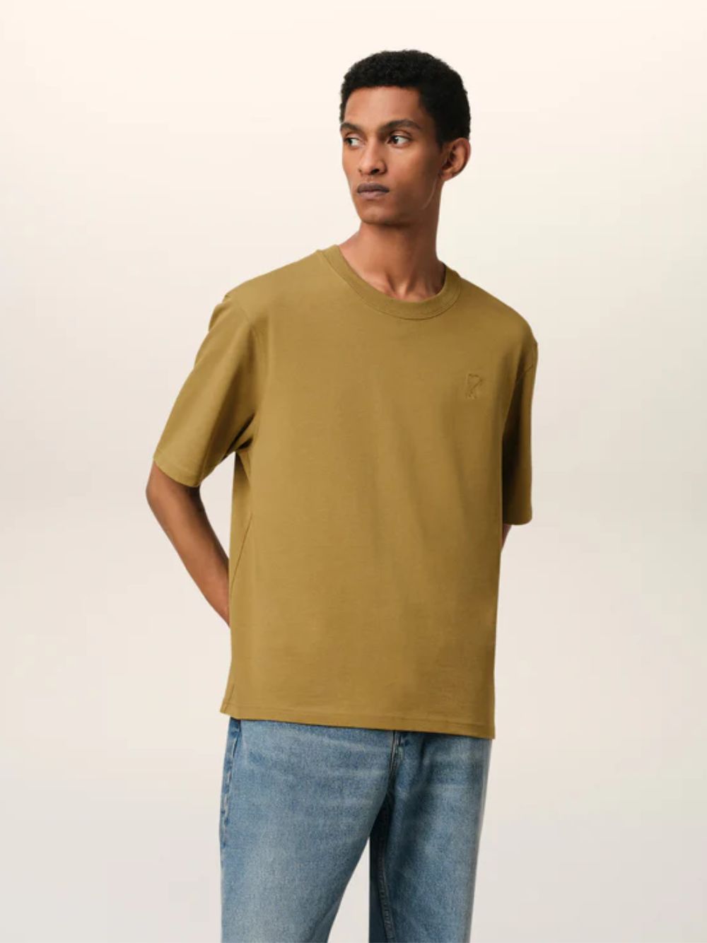 Havana Mustard Cotton T-Shirt