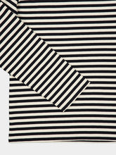Ami Paris Black and Ivory Ami de Coeur T-Shirt