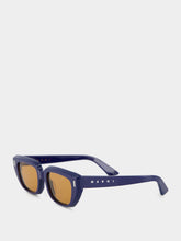 Marni Deep Blue Etezea Sunglasses