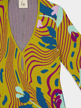 Paula Varvara Floral Psic Jacquard Dress