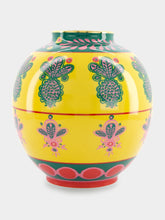 La DoubleJ Bubble Yellow Porcelain Vase
