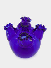 Gordiola Galatzo Blue Glass Vase
