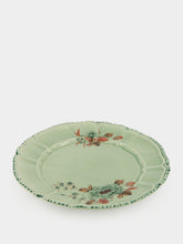 Paravicini Veranda Camelia Celadon Ceramic Dinner Plate