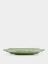 Paravicini Veranda Gardenia Celadon Ceramic Dinner Plate