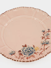 Paravicini Veranda Gardenia Rose Ceramic Dinner Plate