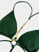 ViX Green Matte Mage T Back Tri Top