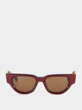 Valentino Garavani V-Due Bordeaux Sunglasses