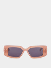 Valentino Garavani V-Cinque Pink Sunglasses