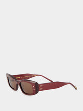 Valentino Garavani V-Quattro Bordeaux Sunglasses