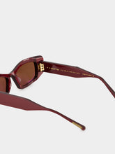 Valentino Garavani V-Quattro Bordeaux Sunglasses