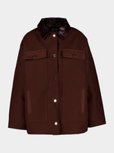 Casablanca Dark Brown Workwear Cotton Jacket