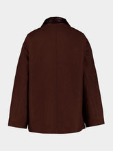 Casablanca Dark Brown Workwear Cotton Jacket