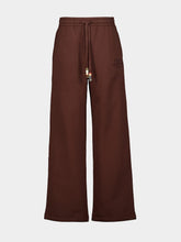 Casablanca Dark Brown Wide Leg Sweatpants
