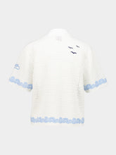 Casablanca Oasis Crochet Short Sleeve Shirt