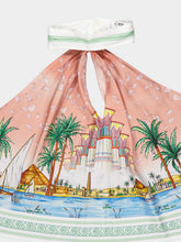 Casablanca Ethereal Silk Scarf Top