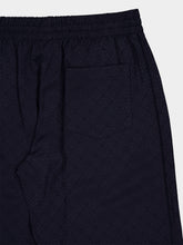 Casablanca Navy Monogram Straight-Leg Trousers