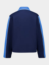 Casablanca Navy Punto Polo Collared Sweatshirt