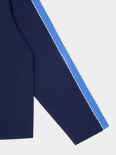 Casablanca Navy Punto Polo Collared Sweatshirt