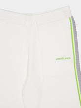 Casablanca White Tennis Club Trousers with Neon Trim