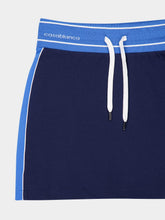 Casablanca Navy Punto Mini Skirt