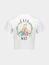 Casablanca White Casa Way Baby Short Sleeve T-Shirt