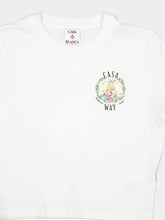 Casablanca White Casa Way Baby Short Sleeve T-Shirt
