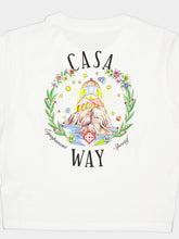Casablanca White Casa Way Baby Short Sleeve T-Shirt