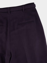 Gabriela Hearst Dark Navy Vargas Straight-Leg Pants in Cashmere and Silk