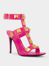 Valentino Garavani Pink Roman Stud High-Heel Sandals