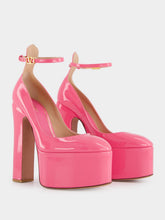 Valentino Garavani Pink Patent Platform 105mm Pumps