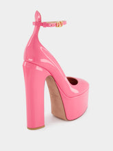 Valentino Garavani Pink Patent Platform 105mm Pumps