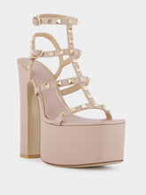 Valentino Garavani Poudre Rockstud Platform Sandals