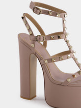 Valentino Garavani Poudre Rockstud Platform Sandals